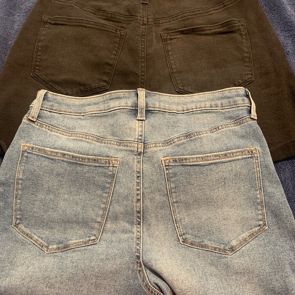 2 pair Denim Shorts Size 12 Ladies - Picture 3 of 5